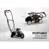 Baumr-AG 31CC Lawn Edger Petrol 4 Stroke Garden Grass Weed Trimmer Blade Cutting - Extra Image