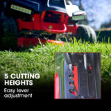 BAUMR-AG 24 Ride On Lawn Mower, Lithium Electric Start System, 6HP 224cc, 5 Cut Heights, Catcher and Mulch Kit - Extra Image