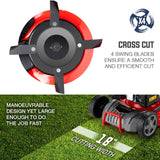 Baumr-AG Lawn Mower 18 220cc Petrol Self-Propelled Push Lawnmower 4-Stroke - Low Angle