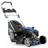 PowerBlade 22 224cc Self-Propelled Lawn Mower, Electric Start, 7 Height, Steel Deck, Deck Wash Port, OHV 4-Stroke Petrol - VS1000