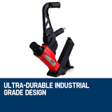 UNIMAC NHF100 37-50mm 16ga Flooring Air Gun Driver, Heavy Duty Pneumatic Floor Nail Gun - Front View