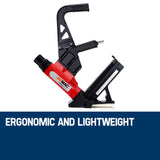 UNIMAC NHF100 37-50mm 16ga Flooring Air Gun Driver, Heavy Duty Pneumatic Floor Nail Gun - Side View