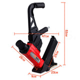 UNIMAC NHF100 37-50mm 16ga Flooring Air Gun Driver, Heavy Duty Pneumatic Floor Nail Gun - Rear View