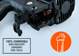 UNIMAC LXG3000 MkII 50-90mm 34-Deg Gas Framing Nail Gun, Commercial Brushless Gas Nailer, with 2 Li-Ion Batteries - Extra Image