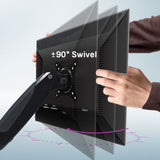 FORTIA Triple Computer Monitor Mount Stand for Desk with 3 Adjustable Arm Holder for 15 to 32 inch Displays - Extra Image