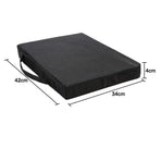 EQUIPMED Portable Padded Stadium Seat, Black