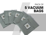 UNIMAC 5x 30L Wet & Dry Vacuum Cleaner Paper Filter bags Dust Replacement - Front View