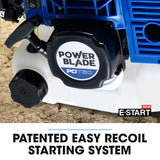 POWERBLADE PD750 52cc 2-Stroke Petrol Post Hole Digger, 200mm Auger w/ 600mm Extension Shaft - Rear View