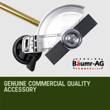 Baumr-AG Grass Edger Attachment Pole Garden Trimmer Brushcutter Lawn Edge - Front View