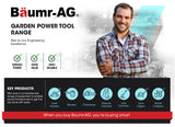 Baumr-AG 20V Cordless Line Trimmer Whipper Snipper Electric Garden Tool, 2.0Ah Lithium Battery Charger - Side View