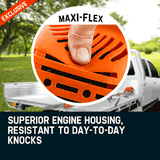 MTM 62CC Pole Chainsaw Saw Petrol Chain Tree Pruner Extended Extension Cutter - Close-Up Angle