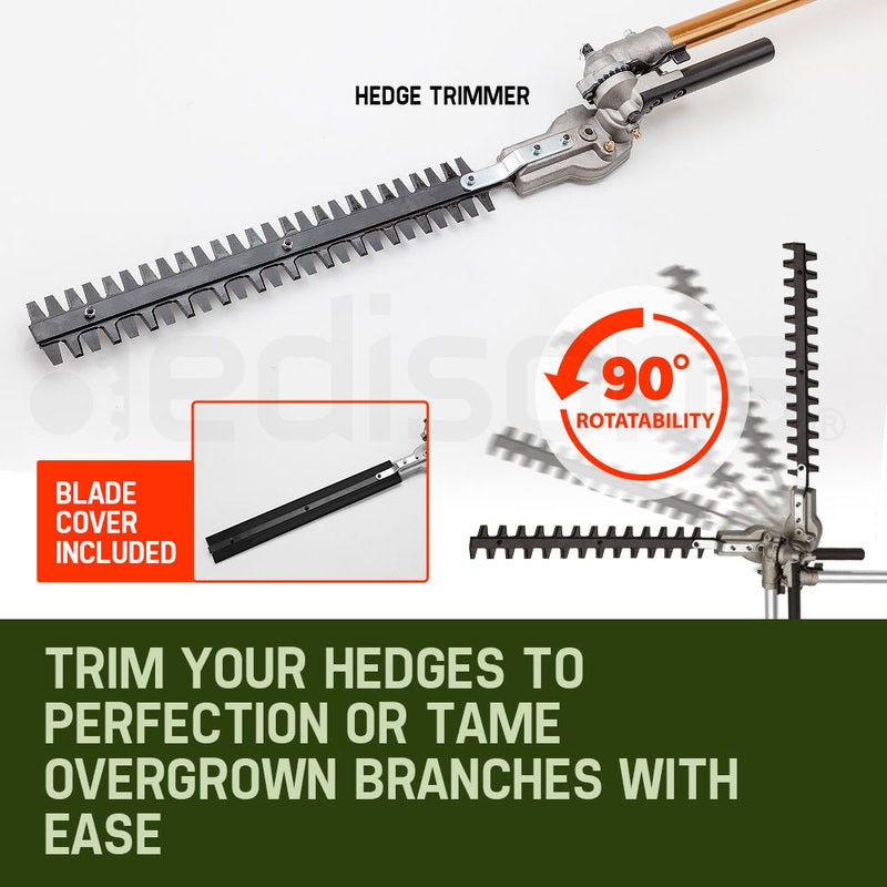 Baumr-AG Pole Chainsaw Brush Cutter Whipper Snipper Hedge Trimmer Multi Tool