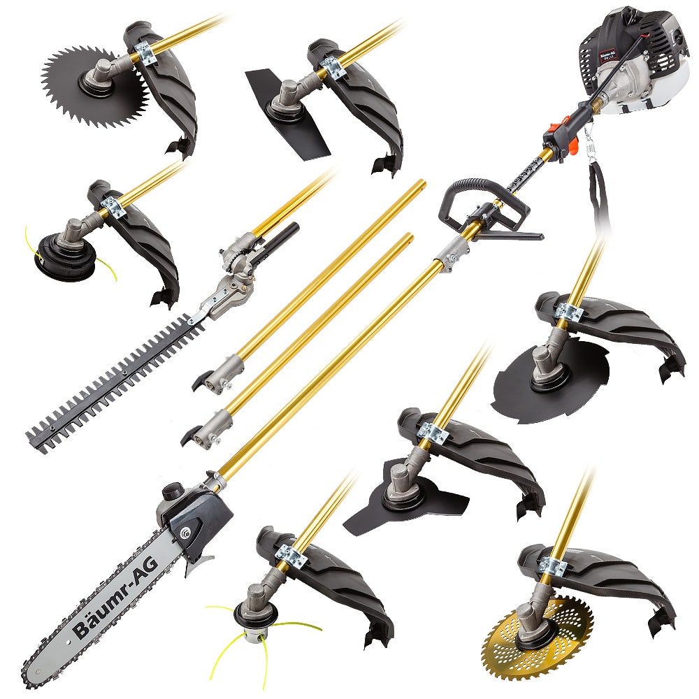 Baumr-AG Pole Chainsaw Brush Cutter Whipper Snipper Hedge Trimmer Multi Tool