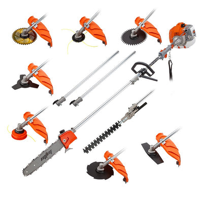 MTM 62CC Pole Chainsaw Hedge Trimmer Saw Brush Cutter Whipper Snipper Multi Tool