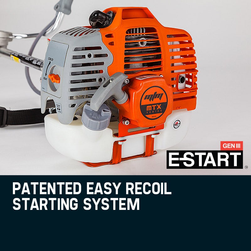 MTM 62cc 7in1 Brush Cutter Garden Multi-Tool , Pole Hedge & Line Trimmer, Bullhorn Handle, 12 Tree Trimming Pruning