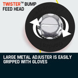 MTM Twister Bump Feed Line Trimmer Head Whipper Snipper Brush Cutter Brushcutter - 45-Degree Angle