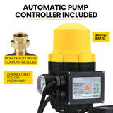 Protege Multi Stage Water Pump High Pressure Rain Tank Garden Farm House - Low Angle
