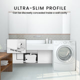 PROTEGE Grey Water Pump, with 3 Inlet, for House, Bathroom, Shower, Sink, Washing Machine - 45-Degree Angle