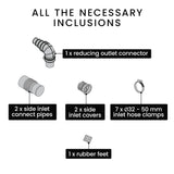 PROTEGE Grey Water Pump, with 3 Inlet, for House, Bathroom, Shower, Sink, Washing Machine - Extra Image