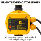 PROTEGE Automatic Water Pump Controller Pressure Electric Electronic Switch - Side View
