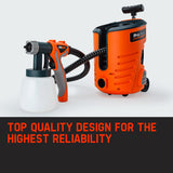 UNIMAC 740W HVLP Electric Paint Sprayer Gun - DIY Spray Station Tool - Front View