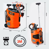 UNIMAC 740W HVLP Electric Paint Sprayer Gun - DIY Spray Station Tool - Rear View