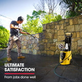JET-USA RX550 Electric High Pressure Washer 3500PSI, 5 Nozzles, Spin & Wheel Brush, Deck Cleaner, Turbo Head, 10M Hose - Extra Image