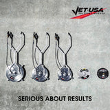 Jet-USA 15 Stainless Steel Pressure Washer Surface Cleaner, 1/4 Fitting, For Concrete Driveway Patio Floor - Extra Image