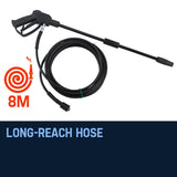 JET-USA 1800 PSI High Pressure Washer Electric Water Cleaner Gurney Pump 8M Hose - Extra Image