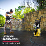 Jet-USA RX550 Electric High Pressure Washer 3500PSI Ultimate Pack, 5 Nozzles, Spin & Wheel Brush, Deck Cleaner, Turbo Head, Angled Lance, 30M Hose Reach - Extra Image
