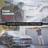 JET-USA RW545 Electric High Pressure Washer, 3000PSI Water Cooled Motor, 2 Nozzles, Brush Head, Deck Cleaner, Detergent Bottle - Extra Image