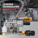 Jet-USA 4800PSI Petrol-Powered High Pressure Cleaner Washer Water Jet Power Hose - Top-Down View