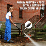 JET-USA 5000PSI Turbo Head Nozzle High Pressure Washer Water Cleaner 1/4 BSP - Extra Image
