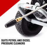 JET-USA 5000PSI Turbo Head Nozzle High Pressure Washer Water Cleaner 1/4 BSP - Close-Up Angle