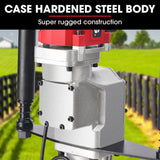 BAUMR-AG HP360e 2200W Electric Post Driver, with 2 Piling Socket Sleeves - 45-Degree Angle