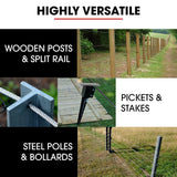 BAUMR-AG HP360e 2200W Electric Post Driver, with 2 Piling Socket Sleeves - Extra Image
