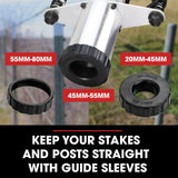 BAUMR-AG 38cc 4-Stroke Petrol Post Driver, with Carry Case & 3 Piling Sleeves - Low Angle