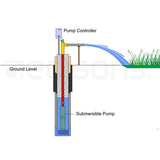 1HP Submersible Bore Water Pump Deep Well Irrigation Stainless Steel 240V - Extra Image