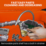 Unimac 22L Auto Parts Washer, for Home, Business and Small Garages - Side View