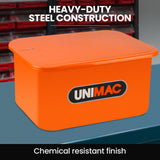 Unimac 22L Auto Parts Washer, for Home, Business and Small Garages - 45-Degree Angle