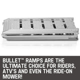 Bullet Aluminium Folding Loading Ramp Quad ATM Motorbike Trailer Truck 1.82m 200KG NEW - Low Angle