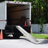 Bullet Aluminium Loading Ramp ATV Bobcat Motorbike Truck Trailer 2.5M 1409KG - Close-Up Angle