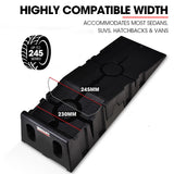 BULLET 2 x 2.5T Heavy Duty Car Service Ramps Auto Vehicle Trailer 4WD - Rear View