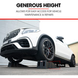 BULLET 2 x 2.5T Heavy Duty Car Service Ramps Auto Vehicle Trailer 4WD - Close-Up Angle