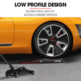 BULLET 2 x 3T Heavy-Duty Low Profile Car Service Ramps - 45-Degree Angle