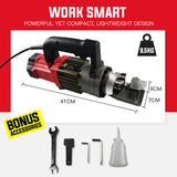 Baumr-AG 16mm Rebar Cutter Hydraulic Electric Reo Bar Portable Machine Re 850W - 45-Degree Angle