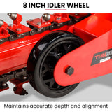 BAUMR-AG TRN660 8HP 600mmx90mm Trench Digger, Heavy-duty Carbide Claws, EZ Start, 8HP, Adj Controls - Rear View