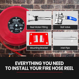 PROTEGE Fire Hose Reel 36m x 19mm - Close-Up Angle