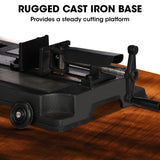 Baumr-AG 2400W 400mm 16 Metal Cut Off Cold Saw, Commercial Grade, Brushless Motor, Soft Start, 45 Degree Mitre Chop - Rear View