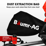 BAUMR-AG 210mm Sliding Compound Mitre Drop Saw and Adjustable Stand Combo - Extra Image